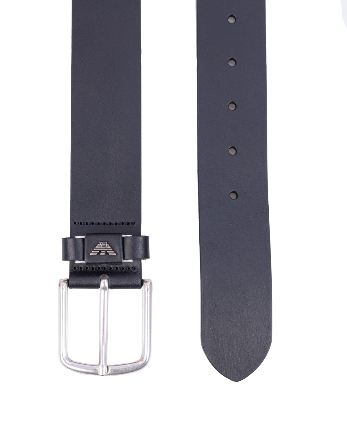 shop EMPORIO ARMANI  Cintura: Emporio Armani cintura con logo.
Altezza: 4 cm.
Pelle.
Rifinitura mossa.
Fibbia logata.
Composizione: 100% pelle.
Made in Italy.. Y4S571 Y740G-80001 number 67215